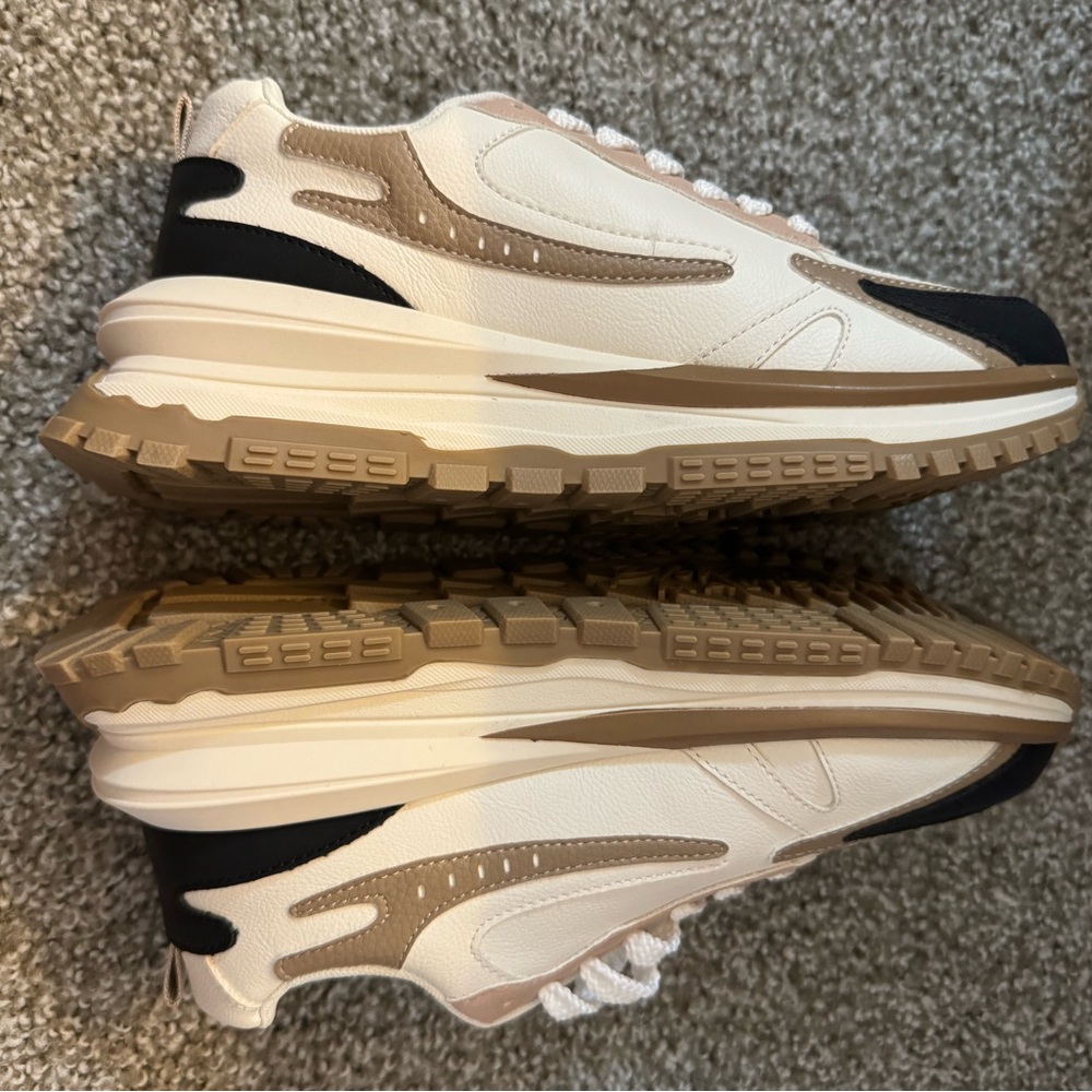 Blowfish Malibu Cream and Tan Sneakers - Picture 2 of 5